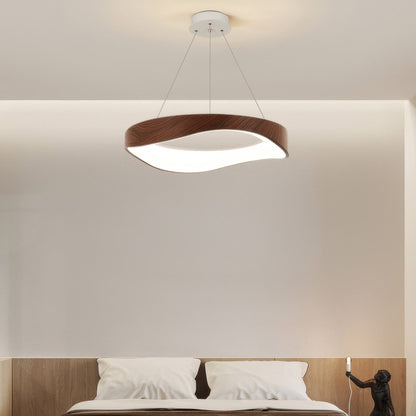 Suspension LED ronde moderne et élégante – Éclairage écoénergétique stylé pour un look minimaliste chic
