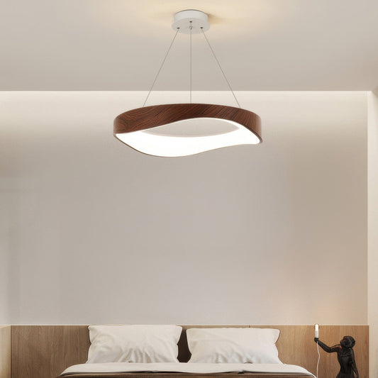 Suspension LED ronde moderne et élégante – Éclairage écoénergétique stylé pour un look minimaliste chic