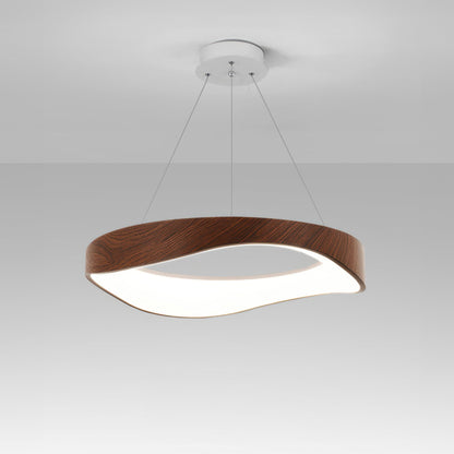 Suspension LED ronde moderne et élégante – Éclairage écoénergétique stylé pour un look minimaliste chic