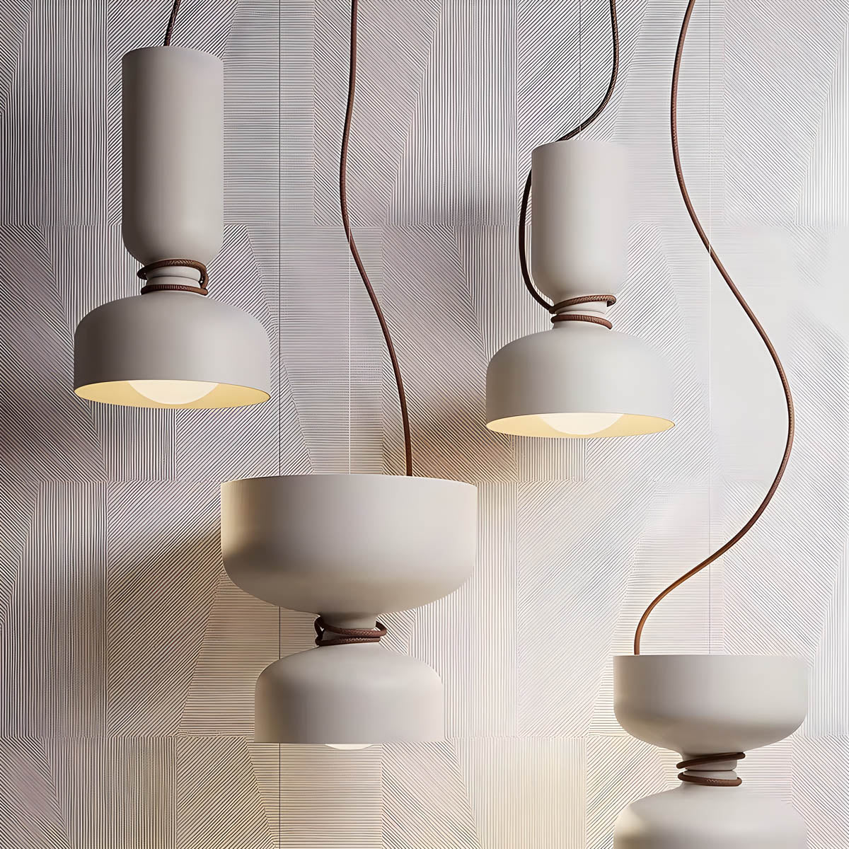 Suspension LED géométrique Orlee élégante – Parfaite combinaison d'élégance moderne et de polyvalence pour votre maison