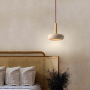 Travertine Pendant Light Osho – Exquisite Natural Stone Design Enhanced by Elegant LED Lighting