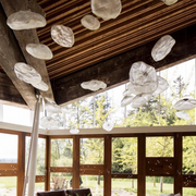 Elegant Blown Glass Pendant – A Chic and Modern LED Centerpiece