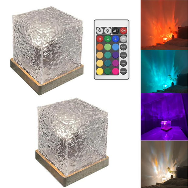 Vibrant CubeLight LED Mood Lamp – 12 Stunning Colors and Convenient Remote Control