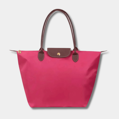 Sac à bandoulière Oxford élégant – Avec des détails en simili cuir raffinés