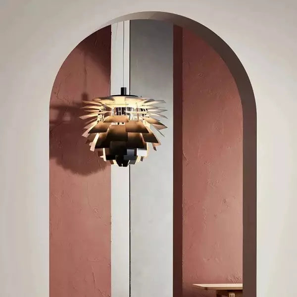 Suspension Artichaut Élégante – Superbe Design Sculptural LED pour Espaces Modernes