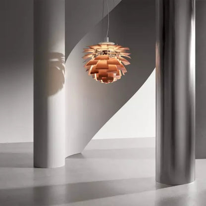 Suspension Artichaut Élégante – Superbe Design Sculptural LED pour Espaces Modernes