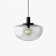 Elegant globe glass pendant - Chic metal and glass design perfect for dining and kitchen spaces