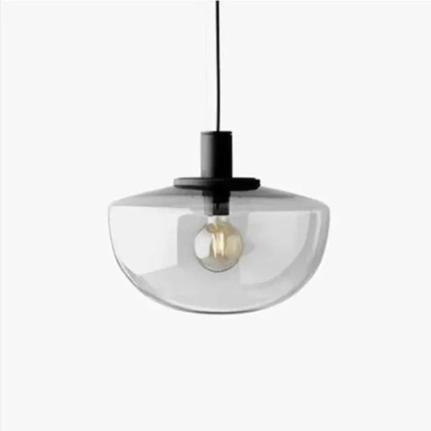 Elegant globe glass pendant - Chic metal and glass design perfect for dining and kitchen spaces