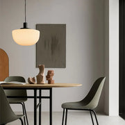 Elegant globe glass pendant - Chic metal and glass design perfect for dining and kitchen spaces