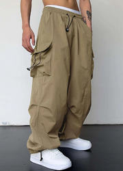 Men's Renzo Loose Cargo Pants with Spacious Pockets - Comfort and Practical Style for Daily Activities