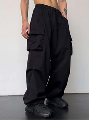 Men's Renzo Loose Cargo Pants with Spacious Pockets - Comfort and Practical Style for Daily Activities