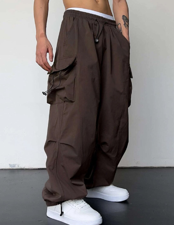 Men's Renzo Loose Cargo Pants with Spacious Pockets - Comfort and Practical Style for Daily Activities