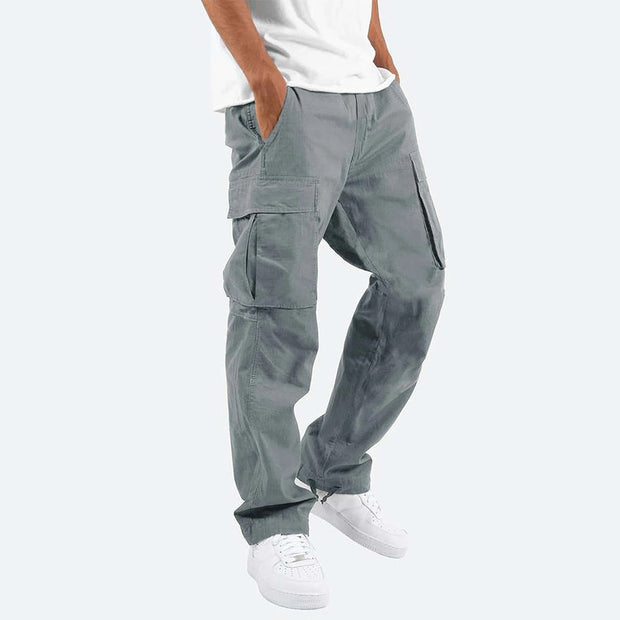 Men's Cotton Cargo Pants, Optimal Comfort and Modern Style with Practical Pockets - Ideal for Office and Leisure