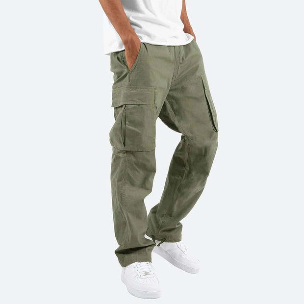Men's Cotton Cargo Pants, Optimal Comfort and Modern Style with Practical Pockets - Ideal for Office and Leisure