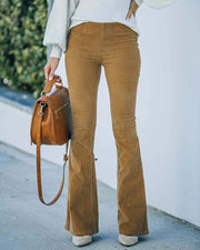 Women's Flowing Flared Pants High Waist – Elegant and Comfortable in Multiple Colors