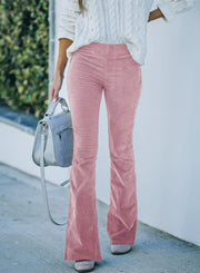 Women's Flowing Flared Pants High Waist – Elegant and Comfortable in Multiple Colors