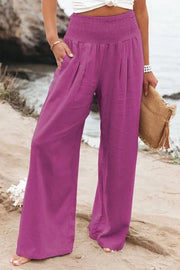 Wide Pants with Elastic Waist for Unmatched Comfort and Elegance