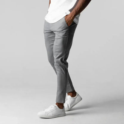 Pantalons Chino Slim-Fit Bjorne en Coton Élastique pour un Style Élégant et Confort Optimal