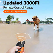 Collier de dressage pour chien rechargeable étanche 1000m avancé pour un entraînement efficace