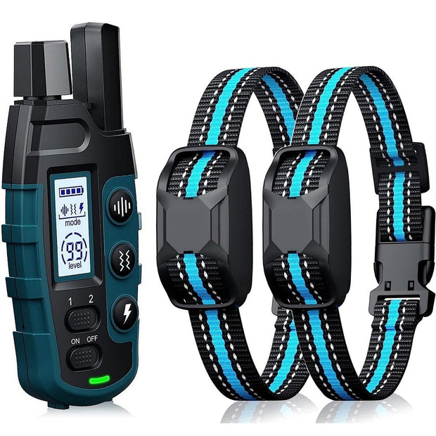 Collier de dressage pour chien rechargeable étanche 1000m avancé pour un entraînement efficace