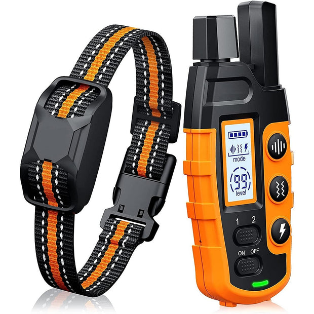 Collier de dressage pour chien rechargeable étanche 1000m avancé pour un entraînement efficace