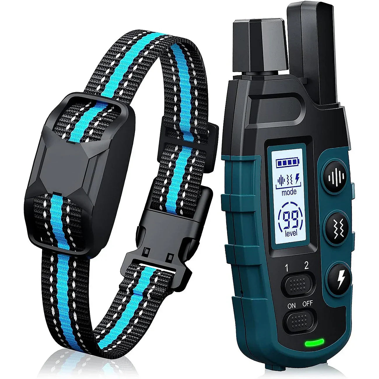 Collier de dressage pour chien rechargeable étanche 1000m avancé pour un entraînement efficace