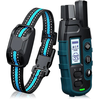 Collier de dressage pour chien rechargeable étanche 1000m avancé pour un entraînement efficace