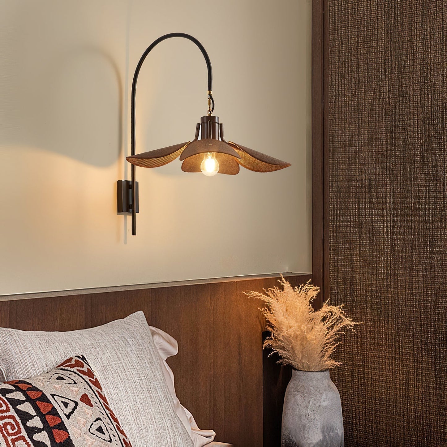 Applique Murale Florale Élégante – Design Fleur de Pétale pour une Lumière Douce et Ambiante