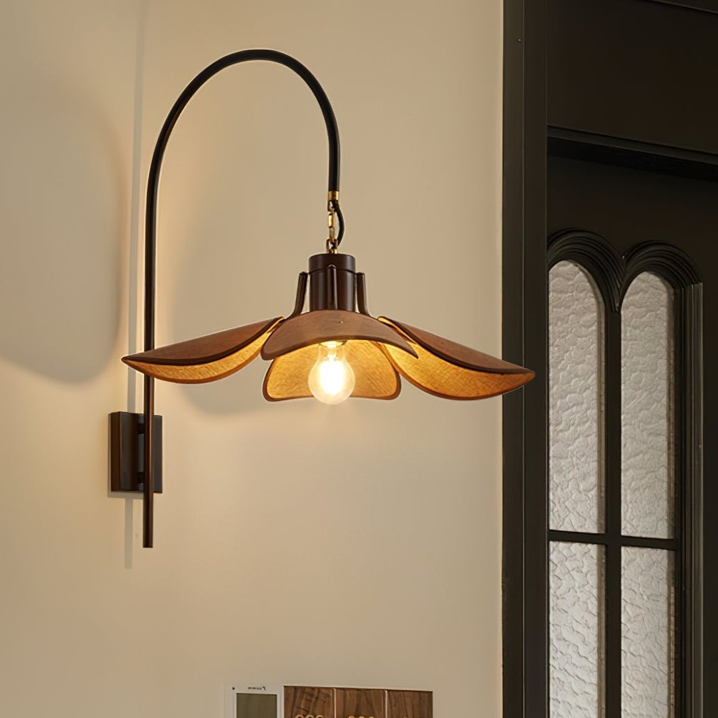 Applique Murale Florale Élégante – Design Fleur de Pétale pour une Lumière Douce et Ambiante