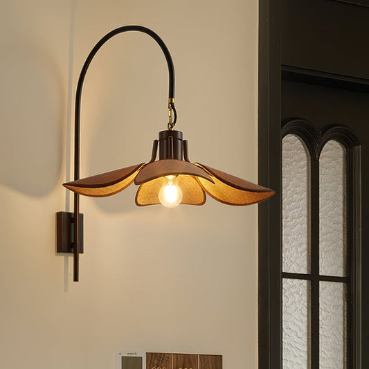 Applique Murale Florale Élégante – Design Fleur de Pétale pour une Lumière Douce et Ambiante