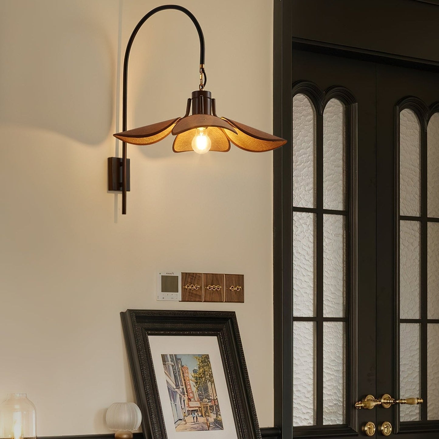 Applique Murale Florale Élégante – Design Fleur de Pétale pour une Lumière Douce et Ambiante