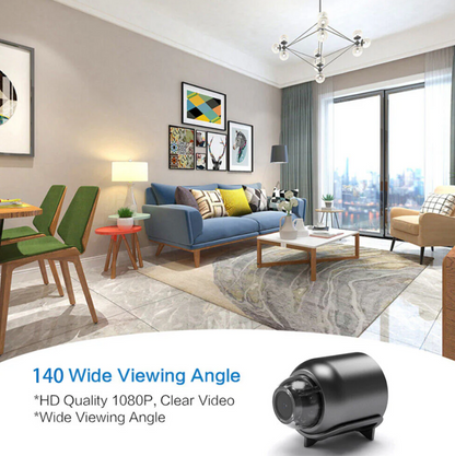 Compact WiFi security camera – Night vision for discreet indoor monitoring