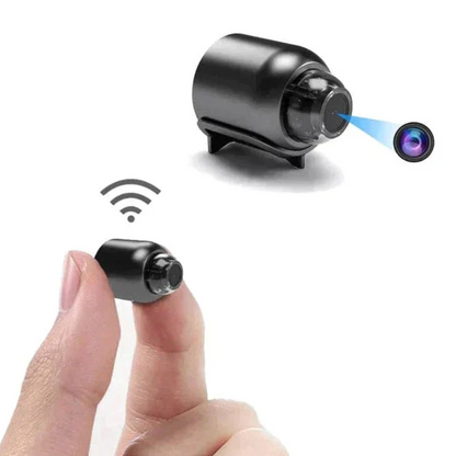 Compact WiFi security camera – Night vision for discreet indoor monitoring