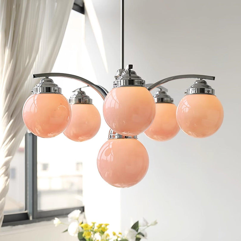 Chandelier d'inspiration vintage Salamanca – Une fusion de glamour et de charme intemporel