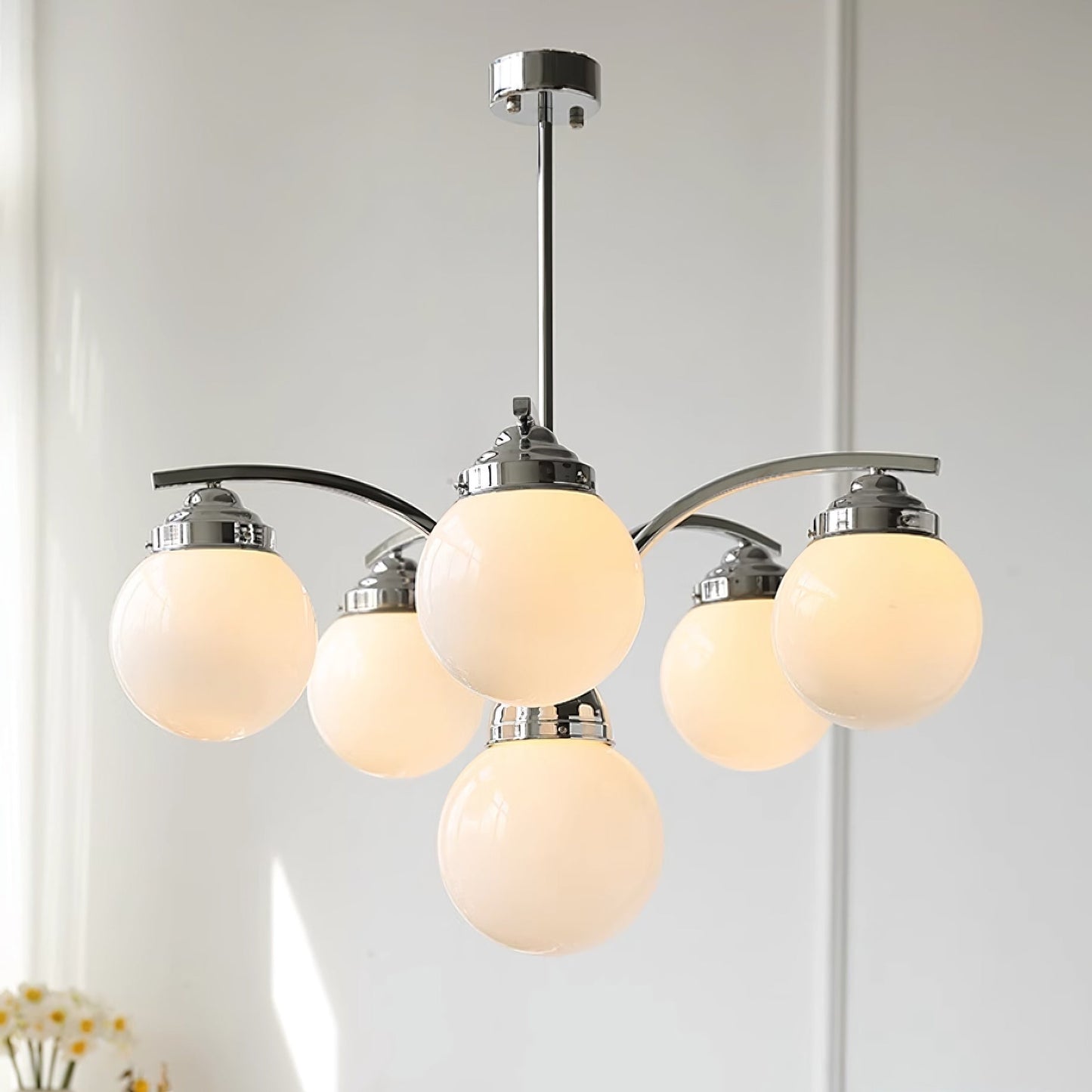 Chandelier d'inspiration vintage Salamanca – Une fusion de glamour et de charme intemporel