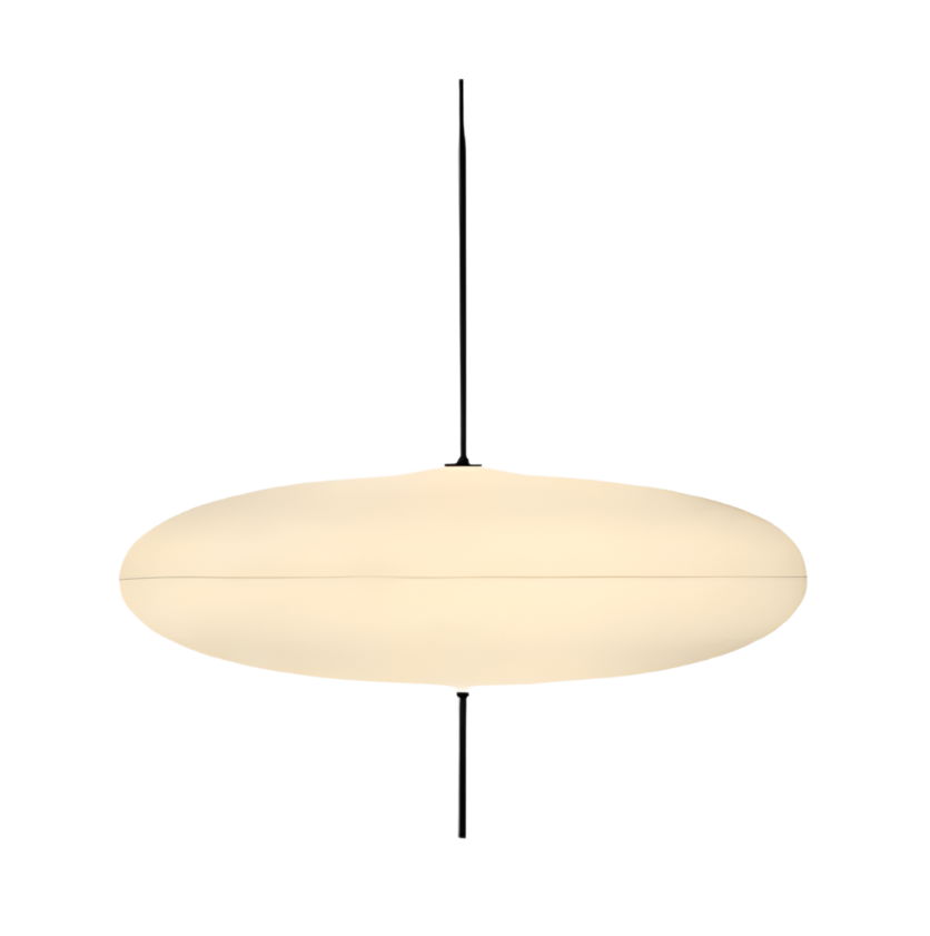 Plafonnier L'Ovale Élégant - Luminaire Raffiné en Verre et Métal | Éclairage Moderne et Sophistiqué