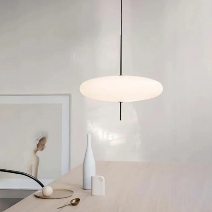 Plafonnier L'Ovale Élégant - Luminaire Raffiné en Verre et Métal | Éclairage Moderne et Sophistiqué