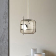 Suspension en Verre Sleek Plot - Lampe LED Suspendue Élégante pour une Ambiance Chaleureuse