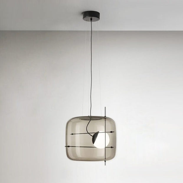 Suspension en Verre Sleek Plot - Lampe LED Suspendue Élégante pour une Ambiance Chaleureuse