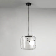 Suspension en Verre Sleek Plot - Lampe LED Suspendue Élégante pour une Ambiance Chaleureuse