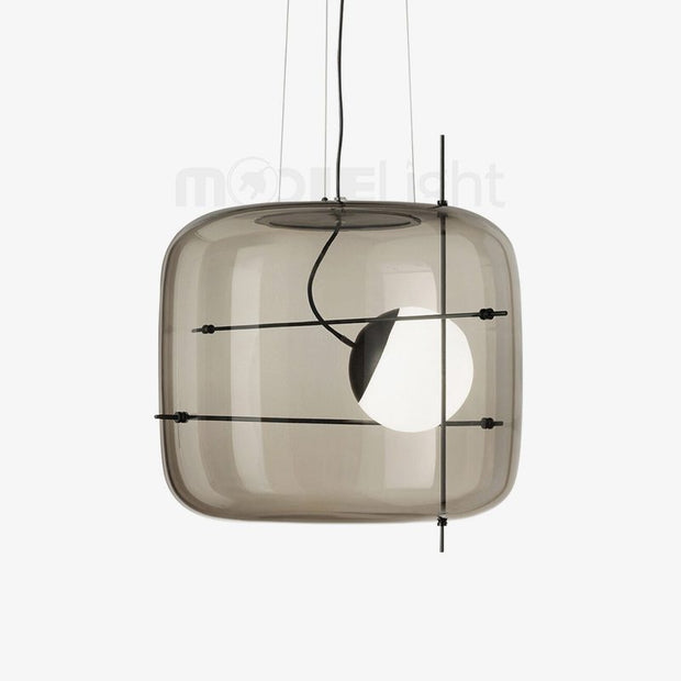 Suspension en Verre Sleek Plot - Lampe LED Suspendue Élégante pour une Ambiance Chaleureuse
