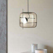 Suspension en Verre Sleek Plot - Lampe LED Suspendue Élégante pour une Ambiance Chaleureuse
