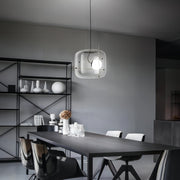 Suspension en Verre Sleek Plot - Lampe LED Suspendue Élégante pour une Ambiance Chaleureuse