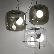 Suspension en Verre Sleek Plot - Lampe LED Suspendue Élégante pour une Ambiance Chaleureuse