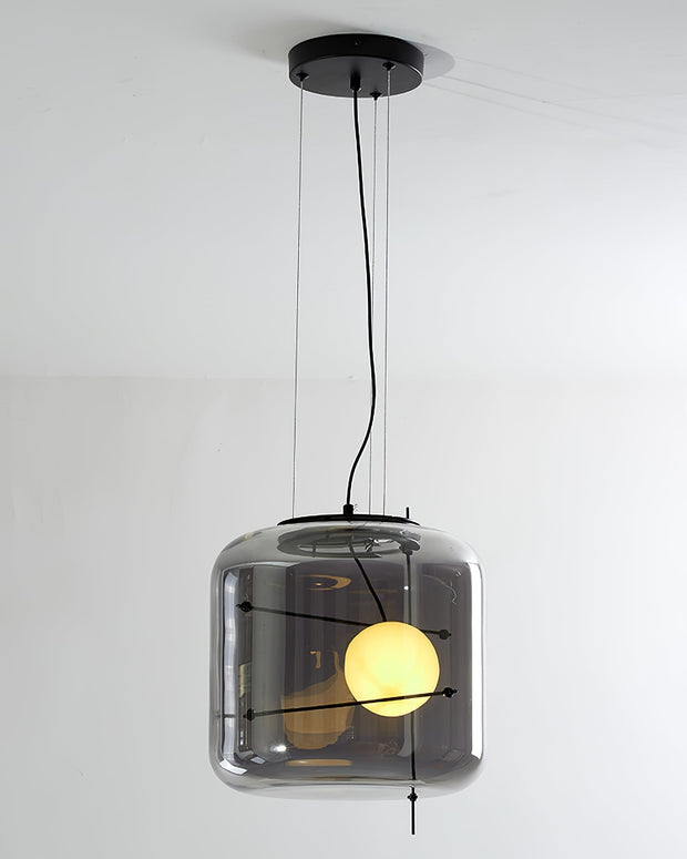 Suspension en Verre Sleek Plot - Lampe LED Suspendue Élégante pour une Ambiance Chaleureuse