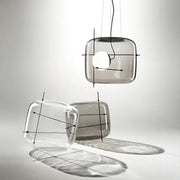 Suspension en Verre Sleek Plot - Lampe LED Suspendue Élégante pour une Ambiance Chaleureuse
