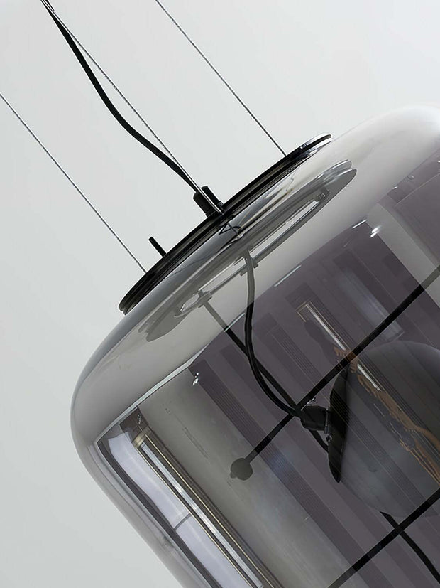 Suspension en Verre Sleek Plot - Lampe LED Suspendue Élégante pour une Ambiance Chaleureuse