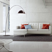 Scandinavian style Arc floor lamp – Elegant LED lighting with adjustable arm