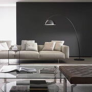 Scandinavian style Arc floor lamp – Elegant LED lighting with adjustable arm