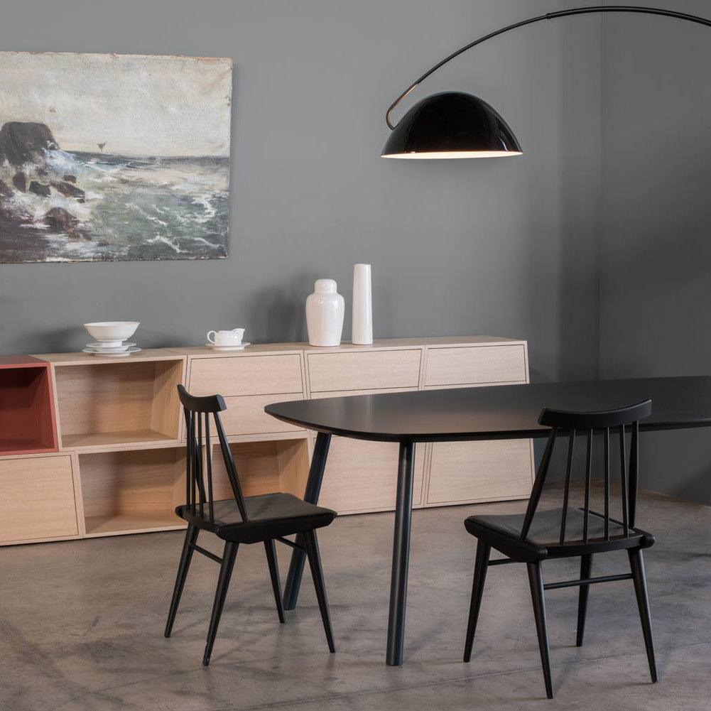 Lampe sur pied Arc de style scandinave – Éclairage LED élégant avec bras réglable